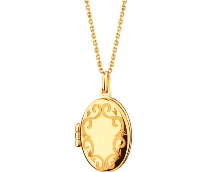 Złota zawieszka - puzderko