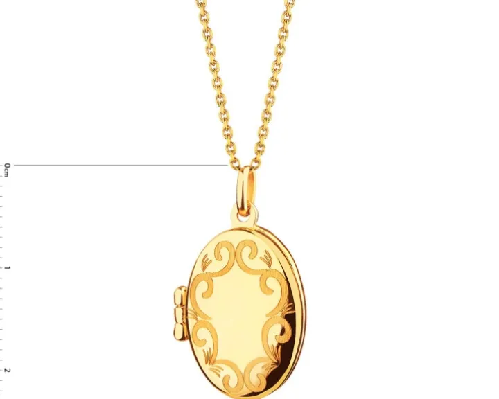 Złota zawieszka - puzderko