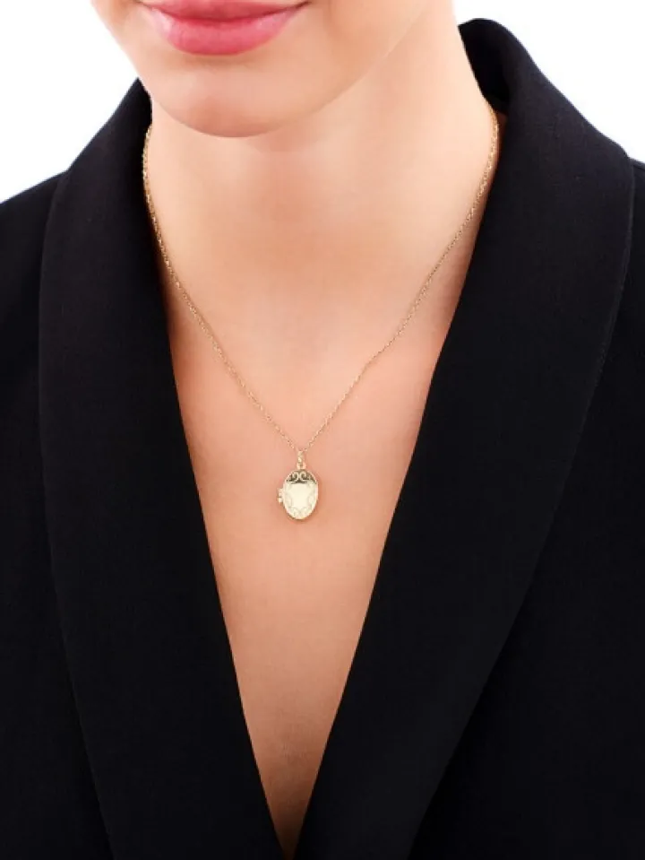 Złota zawieszka - puzderko