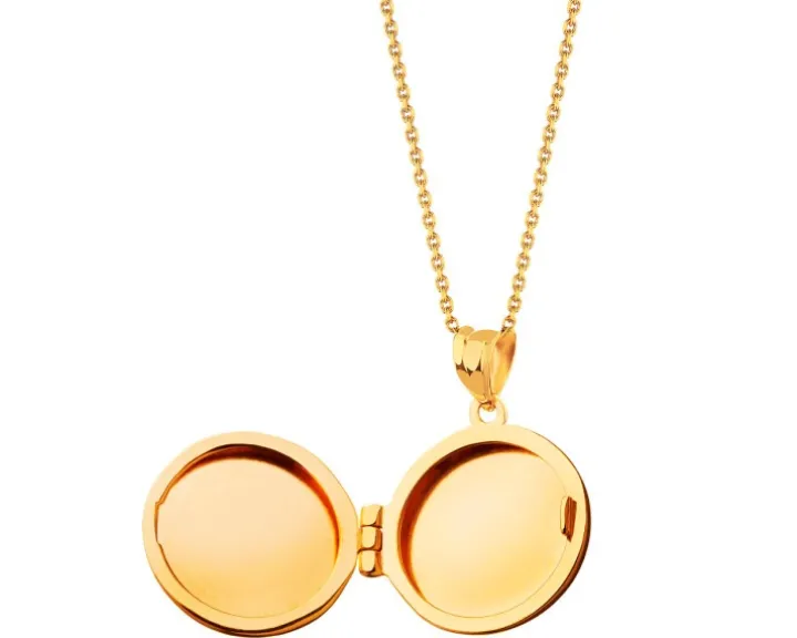 Złota zawieszka - puzderko - drzewko