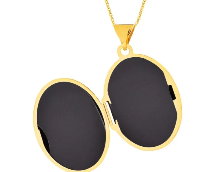 Złota zawieszka - puzderko - drzewko