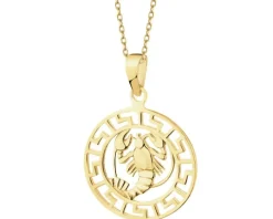 Złota zawieszka - Rak