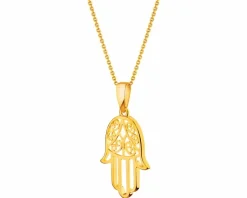 Złota zawieszka - ręka Fatimy