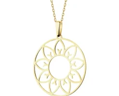 Złota zawieszka - rozeta