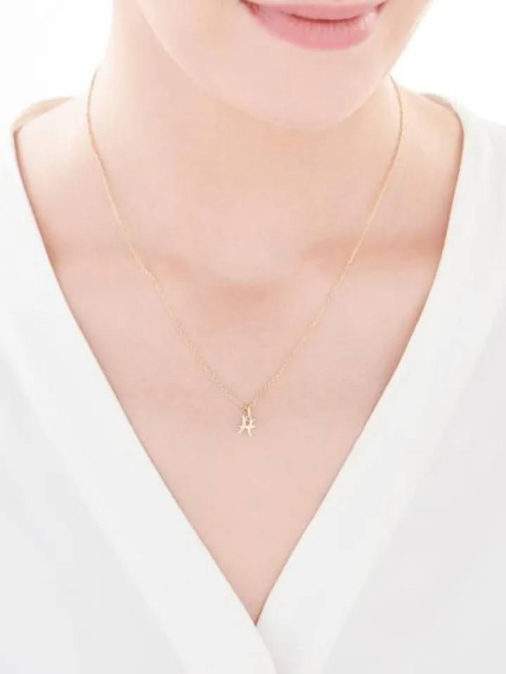 Złota zawieszka - Ryby