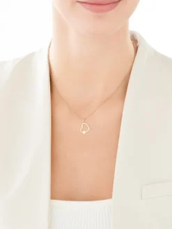 Złota zawieszka - serca