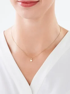 Złota zawieszka - serce