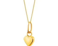 Złota zawieszka - serce