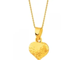 Złota zawieszka - serce