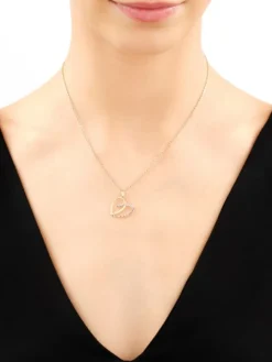 Złota zawieszka - serce