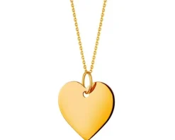 Złota zawieszka - serce