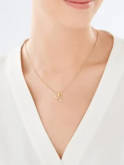 Złota zawieszka - serce