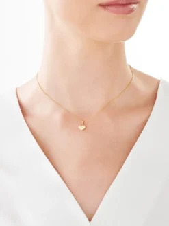 Złota zawieszka - serce