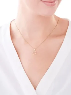 Złota zawieszka - serce