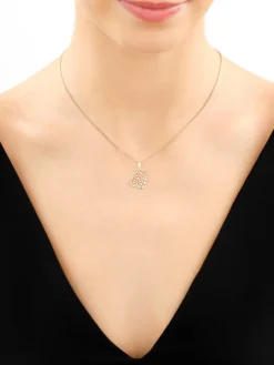 Złota zawieszka - serce