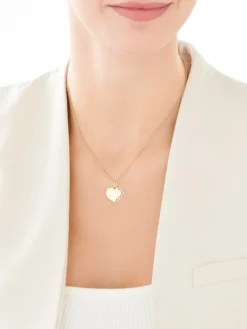 Złota zawieszka - serce