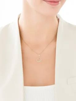 Złota zawieszka - serce