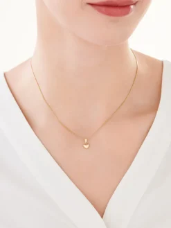 Złota zawieszka - serce