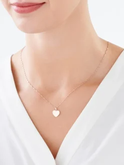 Złota zawieszka - serce