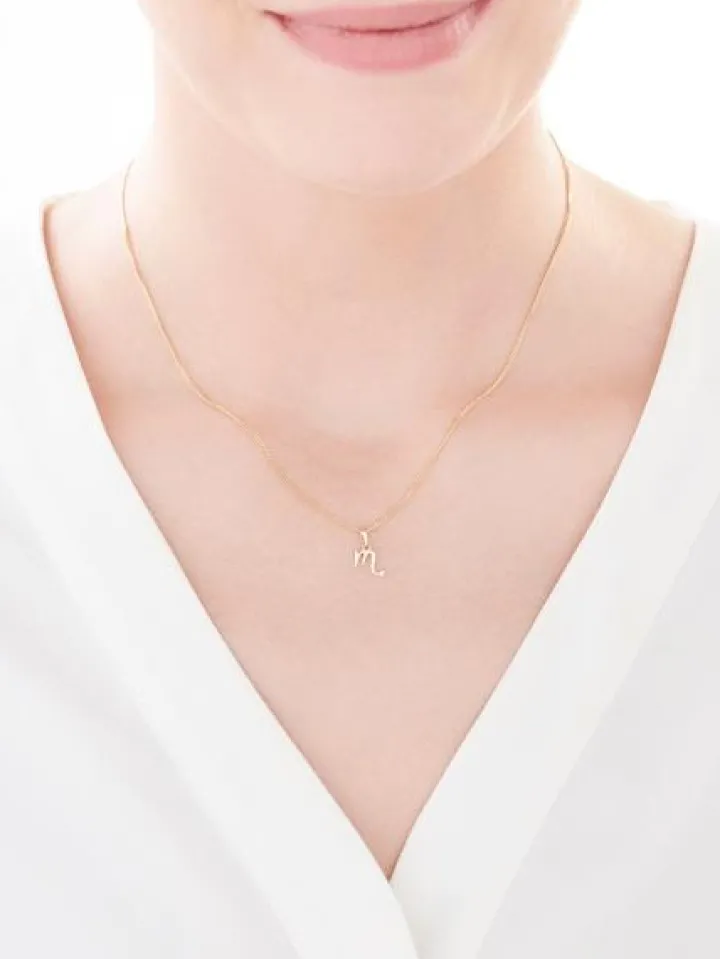 Złota zawieszka - Skorpion