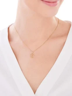 Złota zawieszka - stópki