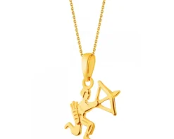 Złota zawieszka - Strzelec