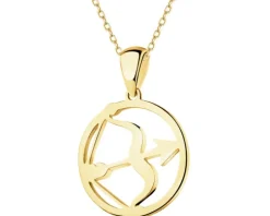 Złota zawieszka - Strzelec