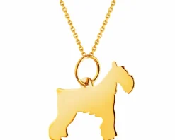 Złota zawieszka - terier walijski