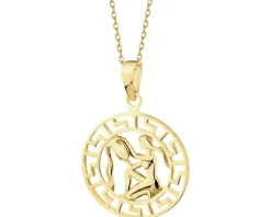 Złota zawieszka - Wodnik