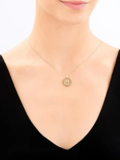 Złota zawieszka - Wodnik