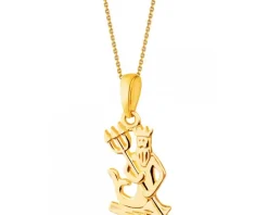 Złota zawieszka - Wodnik