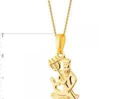 Złota zawieszka - Wodnik