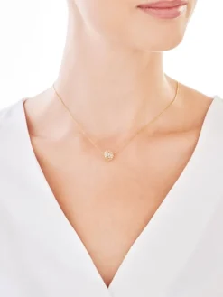 Złota zawieszka beads - pszczółka