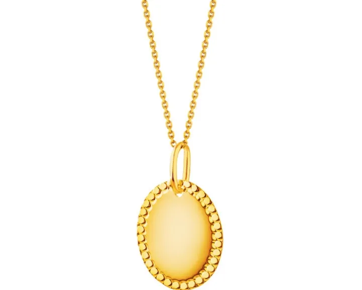 Złota zawieszka blaszka