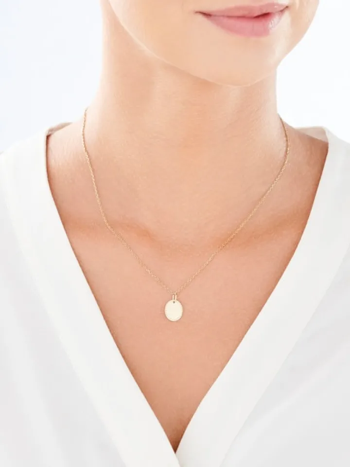 Złota zawieszka blaszka