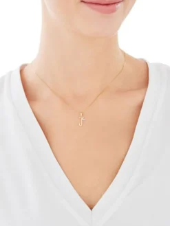 Złota zawieszka  litera J