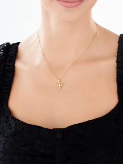 Złota zawieszka z cyrkoniami - pszczółka