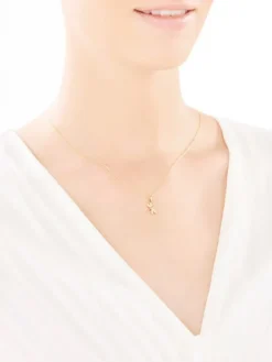 Złota zawieszka z cyrkoniami - ważka