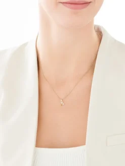 Złota zawieszka z cytrynem - Byk