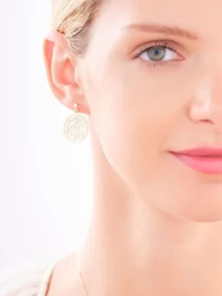 Złote kolczyki - drzewa