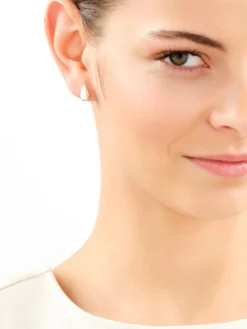 Złote kolczyki - łezki