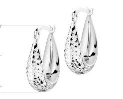 Złote kolczyki - łezki