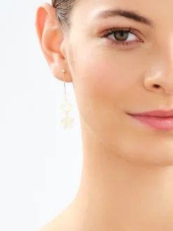 Złote kolczyki - gwiazdy