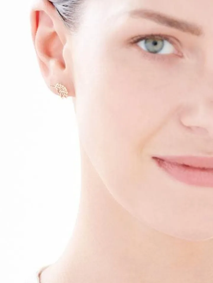 Złote kolczyki - jednorożce