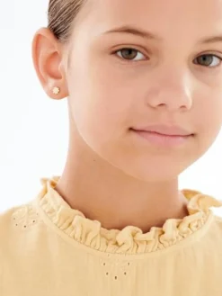 Złote kolczyki - koniczyny