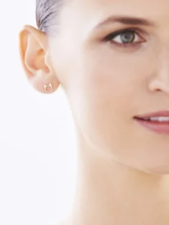 Złote kolczyki - koty