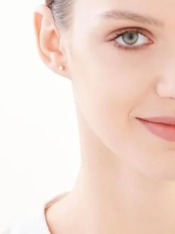 Złote kolczyki - kulki