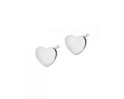 Złote kolczyki - serca