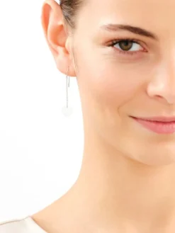 Złote kolczyki - serca