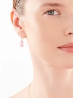 Złote kolczyki z cyrkoniami